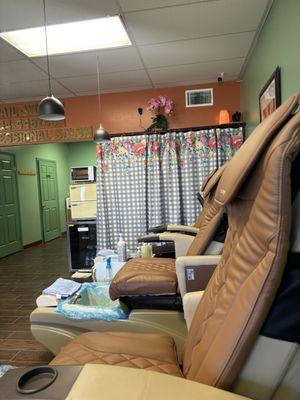 Pedicure area