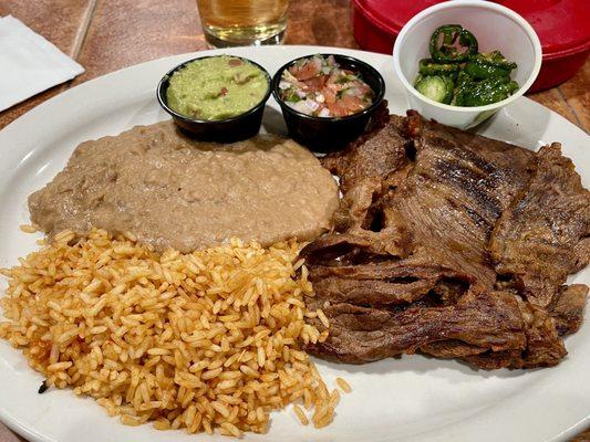 Carne Asada Plate