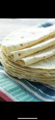 Fresh flour tortillas