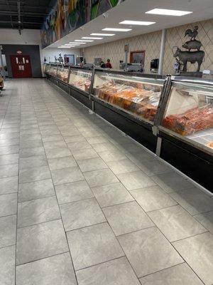 Extensive specialty meats.