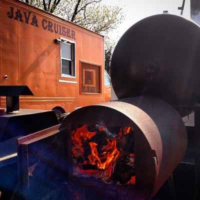 We BBQ too! Check out our smoker! Have you tried our BBQ at the 7LocksBrewing, Smoketownbrew or RedShedman?