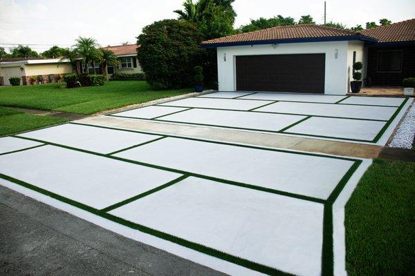 Done on Existing Concrete