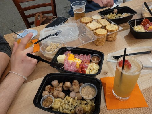 BYO food - some German snacks for the Brewery and Charcuterie