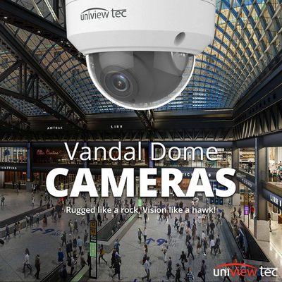 our vandal dome cameras are hard to beat!  The are protected the dome so you get a clear picture.