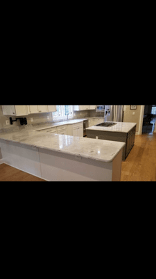 Calacatta Quartizite kitchen