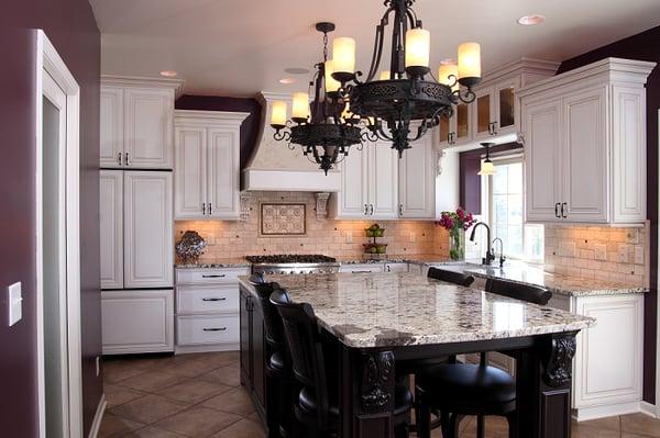 Award winning kitchen remodeling project located in Menomonee Falls, WI.