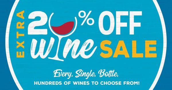 Wine sale April 6-12 2022