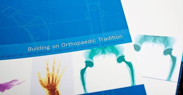 Brochure for Columbia University Orthopaedic Department