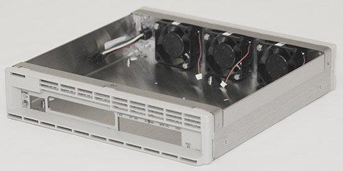 Stainless Steel Chassis that has a natural stainless steel finish and corrosion resistance