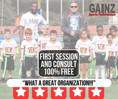 Youth Training! Redeem your 1st FREE session & assessment when you fill out the contact form on our website. Former NBA, NFL, MLB athletes!!