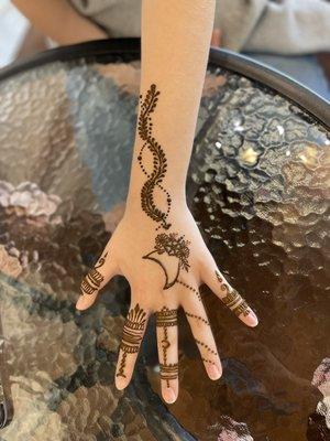 Girls Henna Tattoo