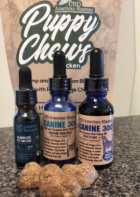 CBD for Pets!  Anxiety relief, pain relief!