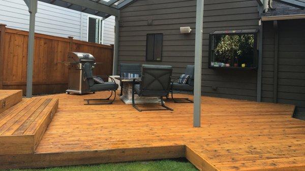 Kirkland deck painting job we recently completed. As always, the customer was completely satisfied! We love painting and would love to help!