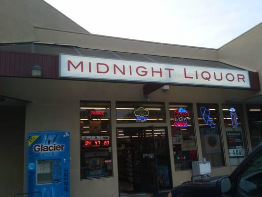 Midnight Liquor Store Front, Fremont, CA.