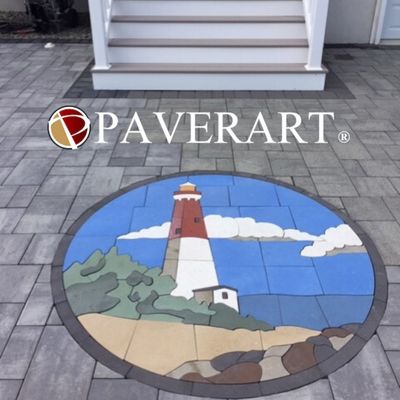 PAVERART Nautical Series of Patio Inlays - Lighthouse