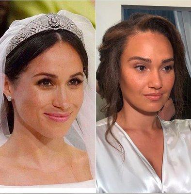 Makeup no Makeup bridal look