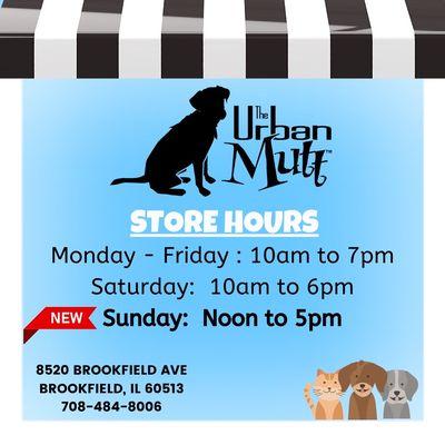 New store hours