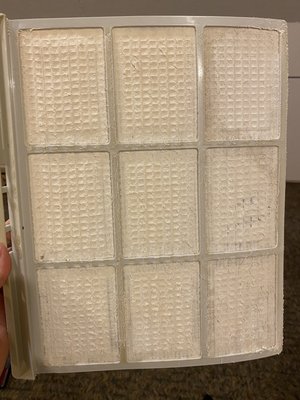 Paint sucked into air filter