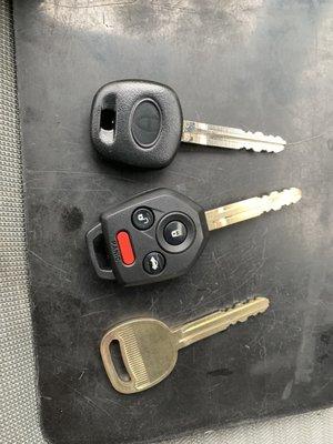 Transponder keys non-transponder keys remote had transponder keys