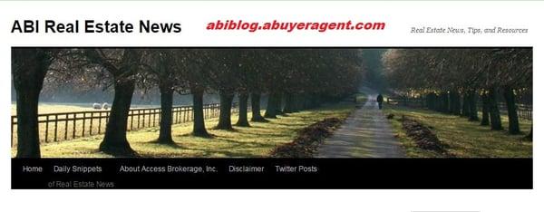 Relevant Real Estate topics at abiblog.abuyeragent.com