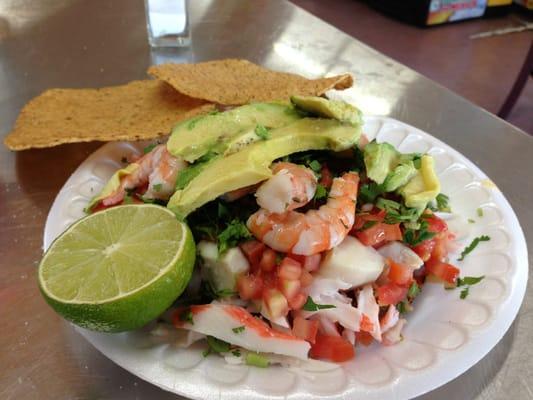 Hmm a delicious Tostatada Mixta