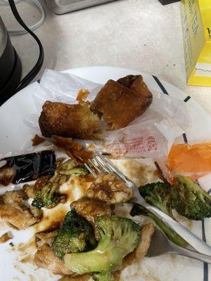 87. Chicken with Broccoli 1. Egg Roll