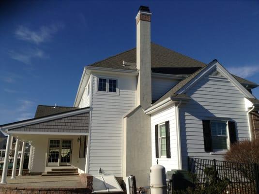 Everlast siding and Flexlite chimney