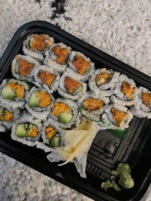 Spicy roll combo