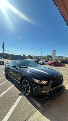 This 5.0 mustang with JLT cold air intake and a performance exhaust requires a custom tune for proper operation.