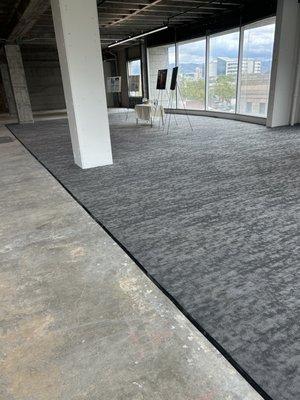 Carpet tile mock up