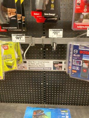 A empty spot for a tool I was going to buy