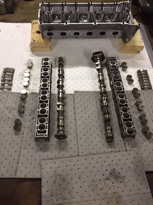 Staging cylinder head for installation