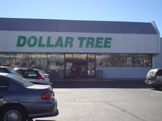 DOLLAR Tree Store # 3499, near 72nd & Irving.  Storefront and Entrance.  February 9th 2015 visit.