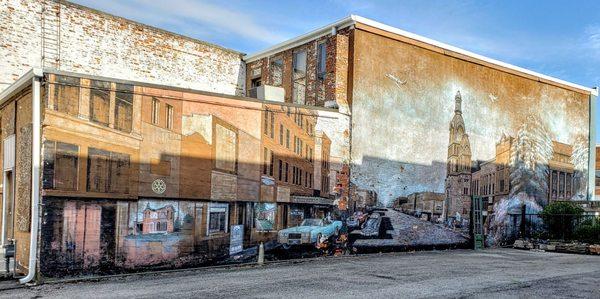 Mural on Side of Building for Van Wert Economic Development