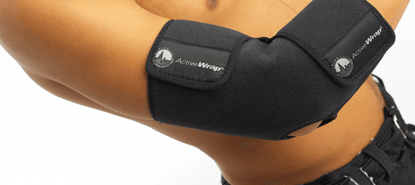 ActiveWrap Elbow Ice Wrap- Great for Tennis Elbow, Golfer's Elbow, ElbowTendinitis, Elbow Bursitis.