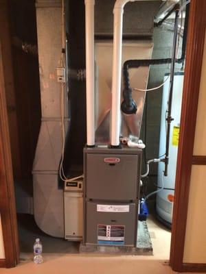 Lennox high efficiency gas furnace