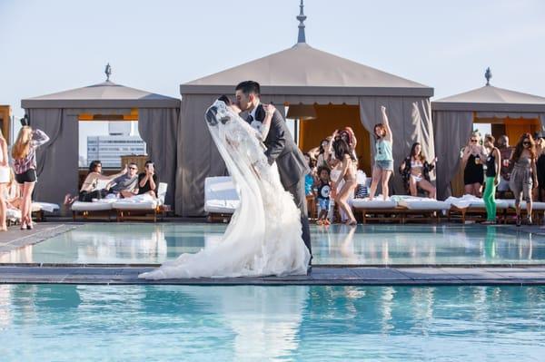 What an amazing wedding at the SLS hotel in Beverly Hills, Ca