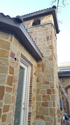 We also do stone and brick