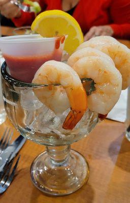 Great big shrimp cocktail