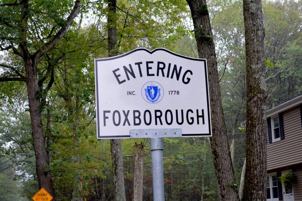 Entering Foxborough. Norfolk line.