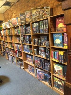 One of the board game walls.