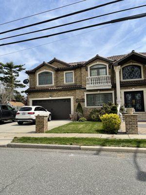 new construction !! driveway !! landscaping !!!windows !! stone!! garage door !! decorating railings e.t.c