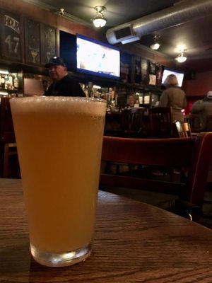 Firestone Walker Mind Haze. $5/pint during happy hour (M-F, 4-7).