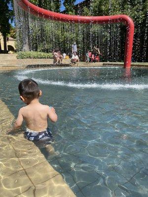 Shumway Fountain - Red Hoop