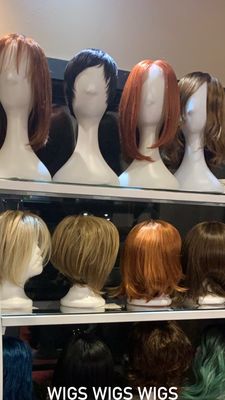 We Have a private Wig Boutique inside Cuts By Courtney