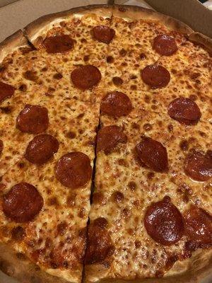 Pepperoni pizza