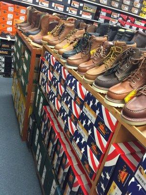 Lots and lots of western boots