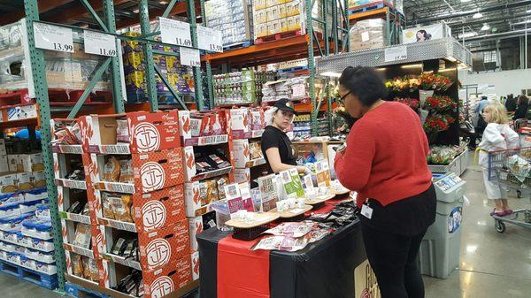 Golden Island giving out samples at Costco.  Five Spice seems to be new