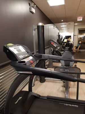 Treadmill and arm bikes