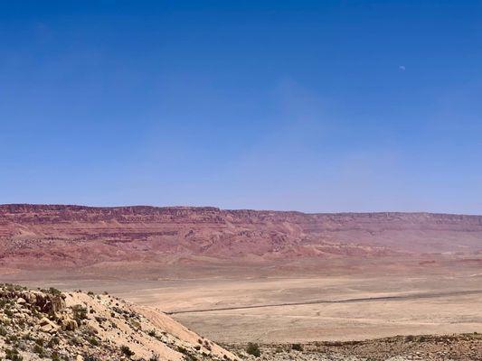 View from the overlook coming out of Kaibab National Forest